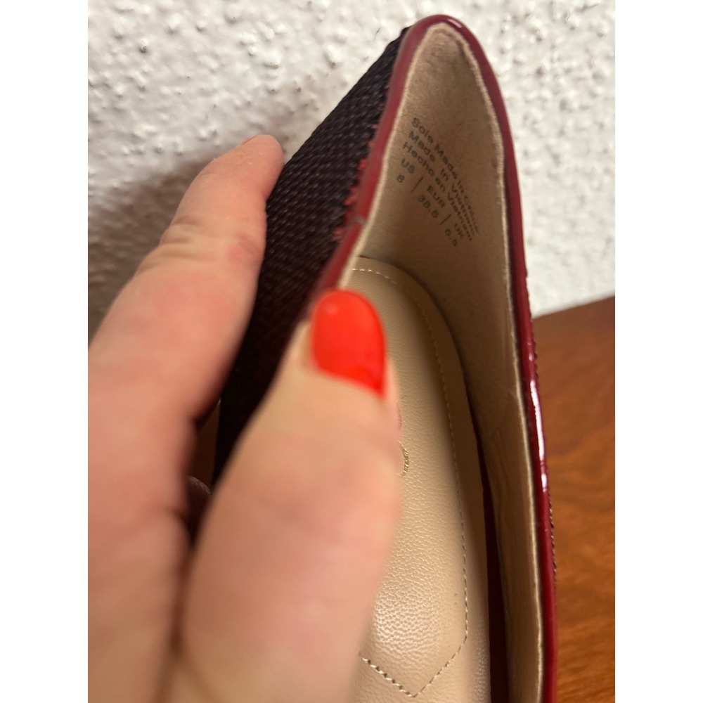 Aldo Stessy Red Sequin Pointed Toe Stiletto Pumps Womens 8 - Picture 5 of 12